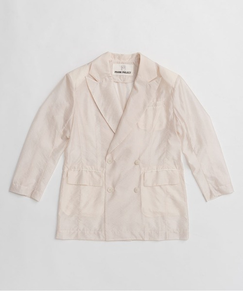 PRANK PROJECT（プランクプロジェクト）の「【2026Spring Pre-Order】シアーオーバージャケット / Sheer Oversized Jacket（テーラードジャケット・レディース・ブラック/アイボリー/ブラウン・FREE）」の17枚目の写真