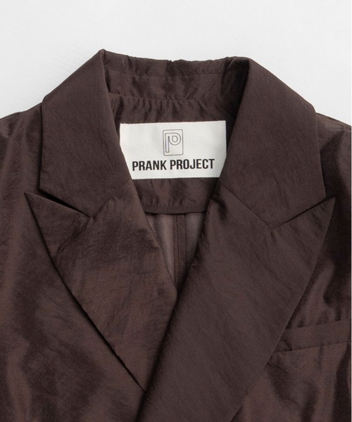 PRANK PROJECT（プランクプロジェクト）の「【2026Spring Pre-Order】シアーオーバージャケット / Sheer Oversized Jacket（テーラードジャケット・レディース・ブラック/アイボリー/ブラウン・FREE）」の20枚目の写真