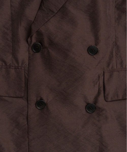 PRANK PROJECT（プランクプロジェクト）の「【2026Spring Pre-Order】シアーオーバージャケット / Sheer Oversized Jacket（テーラードジャケット・レディース・ブラック/アイボリー/ブラウン・FREE）」の4枚目の写真