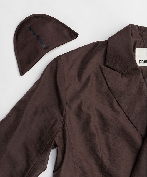 PRANK PROJECT（プランクプロジェクト）の「【2026Spring Pre-Order】シアーオーバージャケット / Sheer Oversized Jacket（テーラードジャケット・レディース・ブラック/アイボリー/ブラウン・FREE）」の21枚目の写真