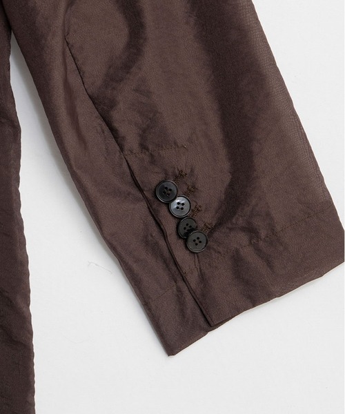 PRANK PROJECT（プランクプロジェクト）の「【2026Spring Pre-Order】シアーオーバージャケット / Sheer Oversized Jacket（テーラードジャケット・レディース・ブラック/アイボリー/ブラウン・FREE）」の6枚目の写真