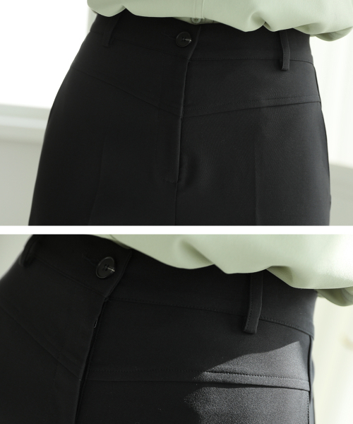 BBAEBBAE(ペッペ)の「後バンディング切開セミ排気スパンスラックス(スラックス・レディース・ブラック・SMALL/MEDIUM/LARGE/X-LARGE)」の5枚目の写真