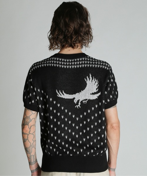 schott(ショット)の「Schott/ショット/50s KNIT/フィフティーズ ニット(ニット/セーター・メンズ・ブラック/バーガンディー・L/XL/M)」の16枚目の写真