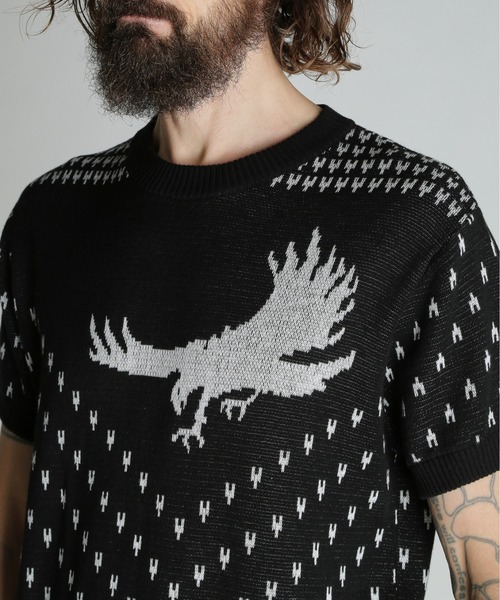 schott(ショット)の「Schott/ショット/50s KNIT/フィフティーズ ニット(ニット/セーター・メンズ・ブラック/バーガンディー・L/XL/M)」の17枚目の写真