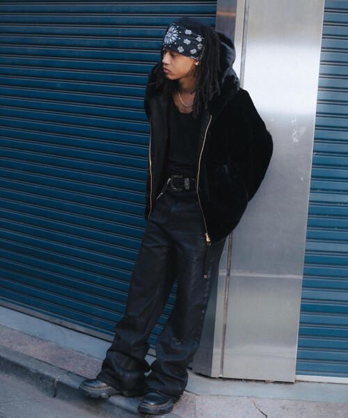 FR(13)NDS（フレンズ）の「FR(13)NDS /フレンズ/BLACK COATINGFLARE PANTS（デニムパンツ・メンズ・ブラック・M/L）」の9枚目の写真