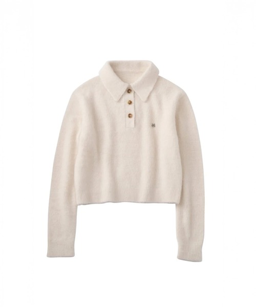 CONZ(コンズ)の「fox over polo-neck knit(ニット/セーター・レディース・ブラック/ベージュ/グレー・FREE)」の15枚目の写真