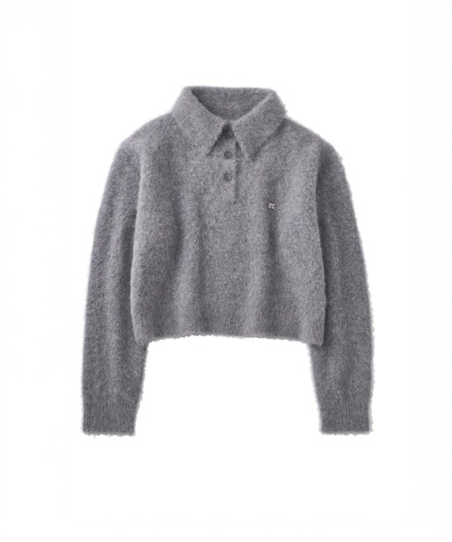 CONZ(コンズ)の「fox over polo-neck knit(ニット/セーター・レディース・ブラック/ベージュ/グレー・FREE)」の16枚目の写真