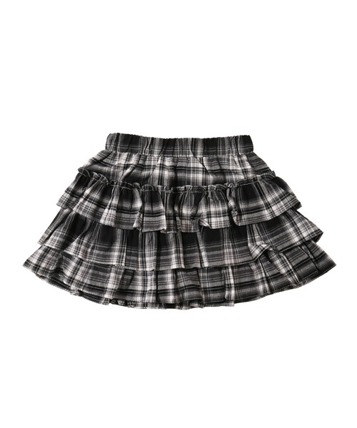 PHILLY（フィリー）の「3段チェックフリルスカート（スカート・レディース・ブラック/ベージュ・FREE）」の15枚目の写真