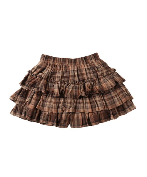 PHILLY（フィリー）の「3段チェックフリルスカート（スカート・レディース・ブラック/ベージュ・FREE）」の16枚目の写真