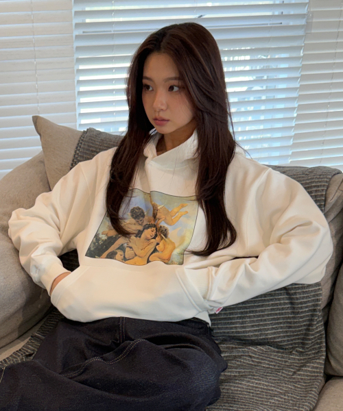 chancechance(チャンスチャンス)の「CEC GALLERY ANGEL GRAPHIC HOODIE(WHITE)(パーカー・レディース・その他・SMALL/MEDIUM)」の3枚目の写真