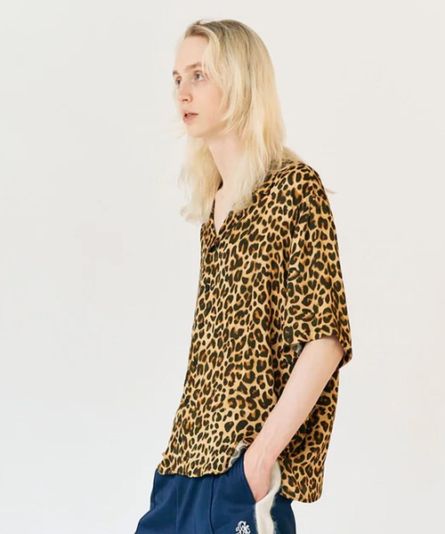 Stockholm Surfboard Club(ストックホルムサーフボードクラブ)の「Stockholm Surfboard Club/ストックホルムサーフボードクラブ 半袖シャツ Fluid Short Sleeve Shirt(シャツ/ブラウス・メンズ・レオパード・S/M/L)」の1枚目の写真