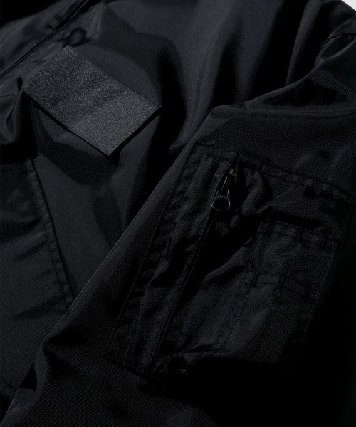 HOUSTON(ヒューストン)の「【HOUSTON/ヒューストン】FLIGHT JACKET/フライトジャケット(ブルゾン・メンズ・ブラック/セージグリーン/ネイビー・M/L/S/XL)」の11枚目の写真