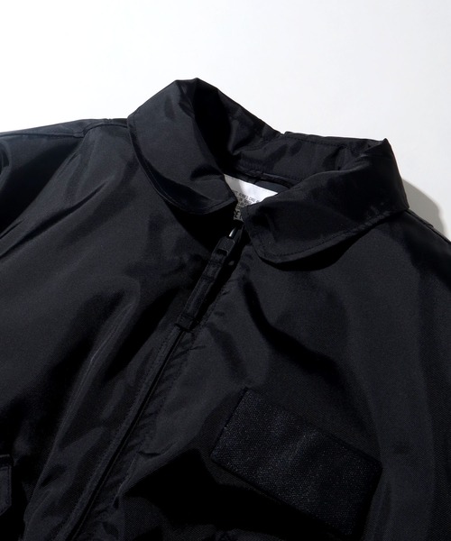 HOUSTON(ヒューストン)の「【HOUSTON/ヒューストン】FLIGHT JACKET/フライトジャケット(ブルゾン・メンズ・ブラック/セージグリーン/ネイビー・M/L/S/XL)」の8枚目の写真