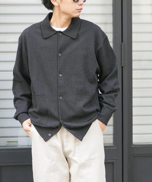 FORK&SPOON(フォークアンドスプーン)の「FORK&SPOON ニットポロカーディガン(カーディガン/ボレロ・メンズ・その他1/その他2・4/5)」の2枚目の写真