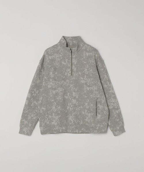 SHIPS any(シップス エニィ)の「SHIPS any:〈洗濯機可能〉コットン ジャガード ハーフジップ 裏毛 スウェット(セットアップ対応)◇(スウェット・メンズ・グレー/ブラック・MEDIUM/LARGE)」の14枚目の写真