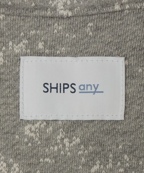 SHIPS any(シップス エニィ)の「SHIPS any:〈洗濯機可能〉コットン ジャガード ハーフジップ 裏毛 スウェット(セットアップ対応)◇(スウェット・メンズ・グレー/ブラック・MEDIUM/LARGE)」の16枚目の写真