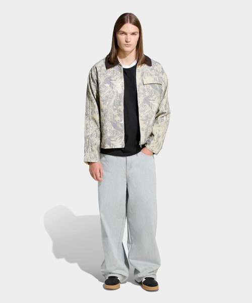 adidas(アディダス)の「オリジナルス ワークウェア キャンバス ジャケット / アディダスオリジナルス adidas Originals(ブルゾン・メンズ・グレー・XX-LARGE/3XL/LARGE/MEDIUM/SMALL/X-LARGE/X-SMALL)」の5枚目の写真