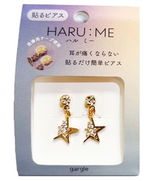 gargle（ガーグル）の「gargle ガーグル：HARU:ME シリーズ　ハルミー12　星　スター　シールピアス　イヤリング(貼るピアス)（イヤリング）」