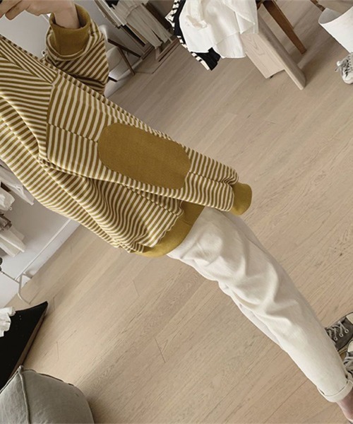 Flugge（フラッジー）の「ゆるボーダースウェット（スウェット・レディース・ネイビー・LARGE/MEDIUM）」の7枚目の写真