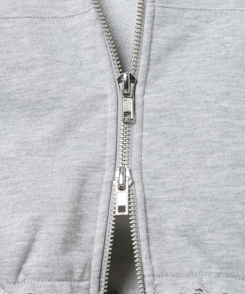 3.3 Field Trip (3.3フィールドトリップ)の「【セットアップ着用可能】3.3 Field Trip/フードファージップ(ファー取り外し可能)(パーカー・レディース・ブラック/グリーン系カモフラージュ/グレー系カモフラージュ/グレー・FREE)」の21枚目の写真