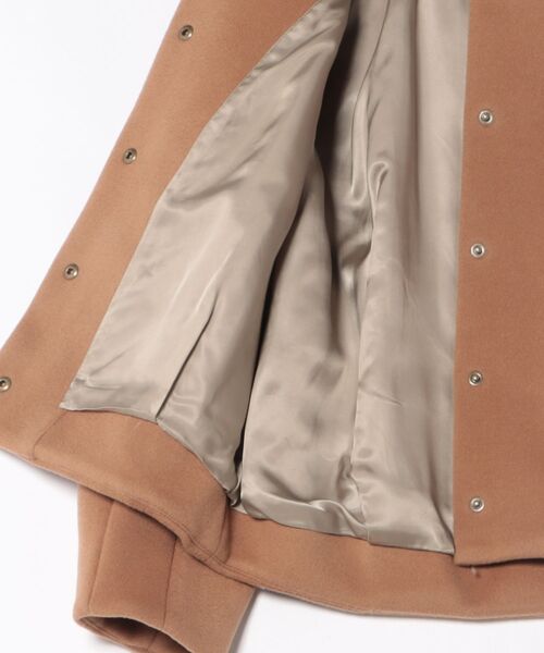 DESIGNWORKS（デザインワークス）の「SUPER140ウールコクーンスタジャンブルゾン（ブルゾン・レディース・キャメル・38）」の10枚目の写真