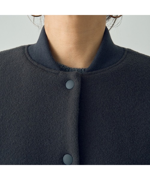 DESIGNWORKS（デザインワークス）の「SUPER140ウールコクーンスタジャンブルゾン（ブルゾン・レディース・キャメル・38）」の13枚目の写真