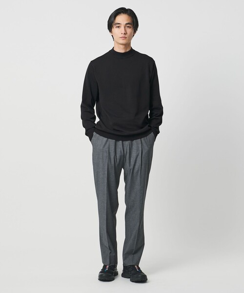 UNITED ARROWS(ユナイテッドアローズ)の「モックネックニット UA COZY ウォッシャブル(ニット/セーター・メンズ・オフホワイト/ブラック/ロイヤルブルー・XXL/XL/M/L/S)」の12枚目の写真