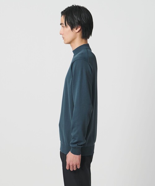 UNITED ARROWS(ユナイテッドアローズ)の「モックネックニット UA COZY ウォッシャブル(ニット/セーター・メンズ・オフホワイト/ブラック/ロイヤルブルー・XXL/XL/M/L/S)」の14枚目の写真