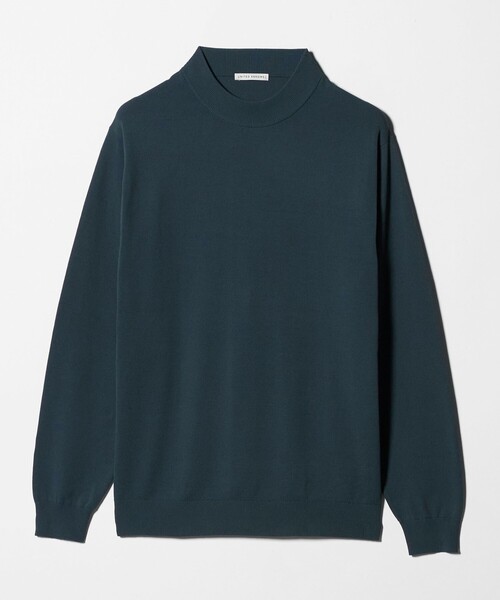 UNITED ARROWS(ユナイテッドアローズ)の「モックネックニット UA COZY ウォッシャブル(ニット/セーター・メンズ・オフホワイト/ブラック/ロイヤルブルー・XXL/XL/M/L/S)」の16枚目の写真
