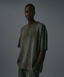 THE ANTI PLATFORM（ディアンチプラットフォーム）の「サンブリーチオーバーサイズTシャツ（カーキ）（Tシャツ/カットソー）」