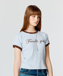 L15 RINGER T-SHIRT(SKY BLUE)