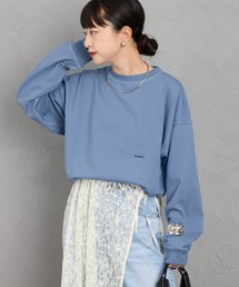 GYMPHLEX（ジムフレックス）の「[GYMPHLEX/ジムフレックス] ワンポイントロゴ刺繍 ヘビーウェイトクルーネックロンT（Tシャツ/カットソー）」