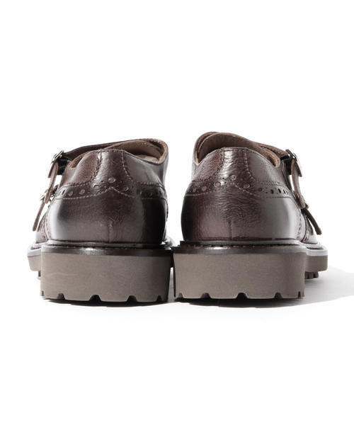 BRILLA per il gusto(ブリッラペルイルグースト)の「◇DOUCAL'S / 別注 コンビ ダブルモンク シューズ(ドレスシューズ・メンズ・ダークブラウン/ブラウン・39/38/41/40/42/40.5/41.5/39.5/38.5)」の12枚目の写真