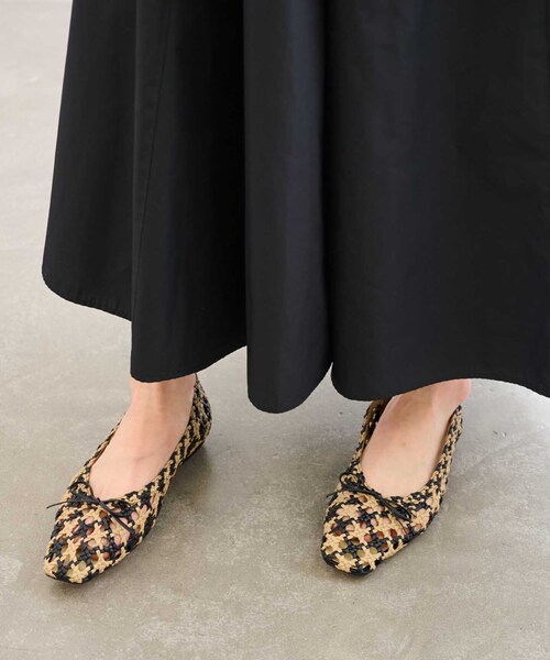 LE TALON（ルタロン）の「スクエアソフトメッシュバレエ（バレエシューズ・レディース・ブラック系その他/ベージュ/レッド/アイボリー・22cm/22.5cm/23cm/23.5cm/24cm/24.5cm/25cm/25.5cm）」の22枚目の写真