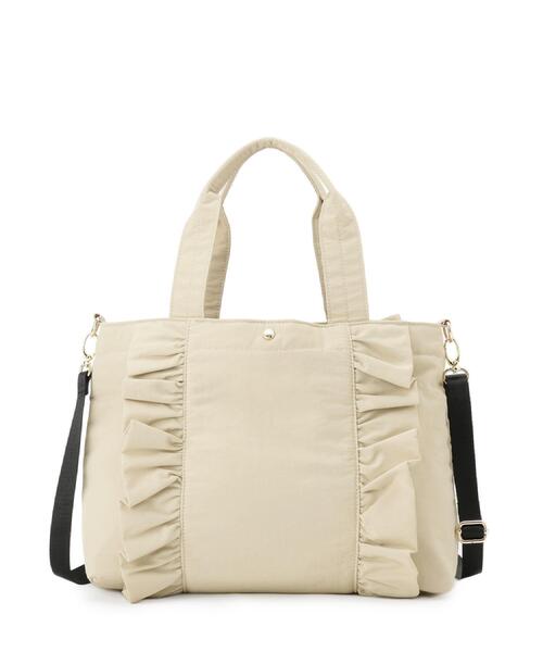 grove(グローブ)の「タテフリル2WAYトート(トートバッグ・レディース・グレー系2/ブラック/グレー・00)」の13枚目の写真