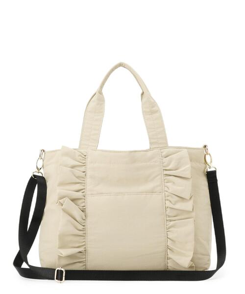 grove(グローブ)の「タテフリル2WAYトート(トートバッグ・レディース・グレー系2/ブラック/グレー・00)」の15枚目の写真