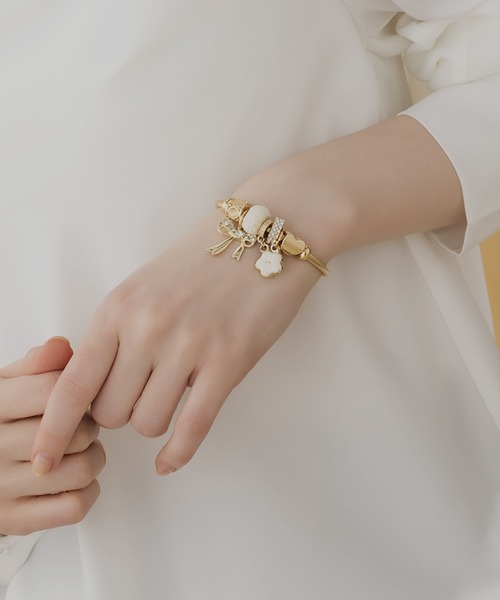セール】【LA MUE】金属アレルギー対応 ステンレス リボンチャーム