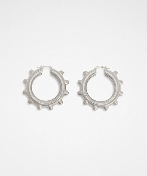 JIL SANDER（ジルサンダー）の「EARRINGS 731（ピアス（両耳用）・レディース・シルバー/ゴールド・UNI）」の2枚目の写真