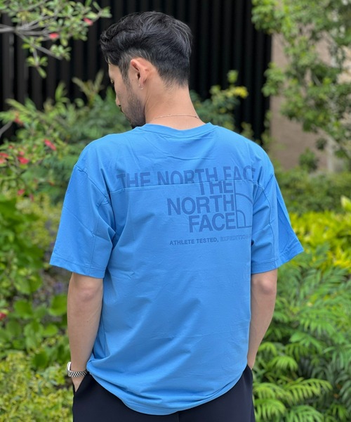 THE NORTH FACE(ザノースフェイス)の「【THE NORTH FACE】S/S ES Logo Wide Tee(Tシャツ/カットソー・メンズ・ブルー/ホワイト/グレー/ブラック・X-LARGE/LARGE/MEDIUM)」の18枚目の写真