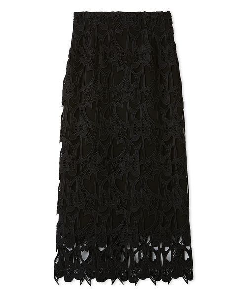 CELFORD(セルフォード)の「【WEB限定サイス】ハートレースタイトスカート(スカート・レディース・ブラック/オフホワイト/レッド/ピンク・34/36/38)」の1枚目の写真