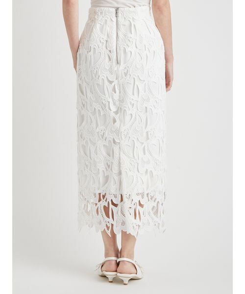 CELFORD(セルフォード)の「【WEB限定サイス】ハートレースタイトスカート(スカート・レディース・ブラック/オフホワイト/レッド/ピンク・34/36/38)」の6枚目の写真