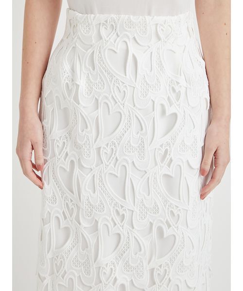 CELFORD(セルフォード)の「【WEB限定サイス】ハートレースタイトスカート(スカート・レディース・ブラック/オフホワイト/レッド/ピンク・34/36/38)」の8枚目の写真