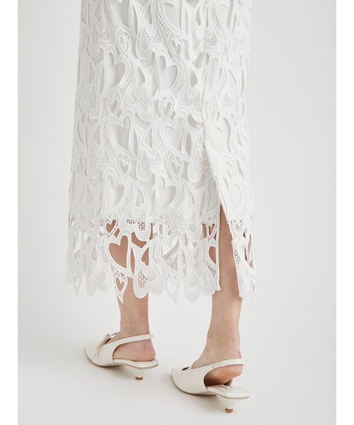 CELFORD(セルフォード)の「【WEB限定サイス】ハートレースタイトスカート(スカート・レディース・ブラック/オフホワイト/レッド/ピンク・34/36/38)」の10枚目の写真