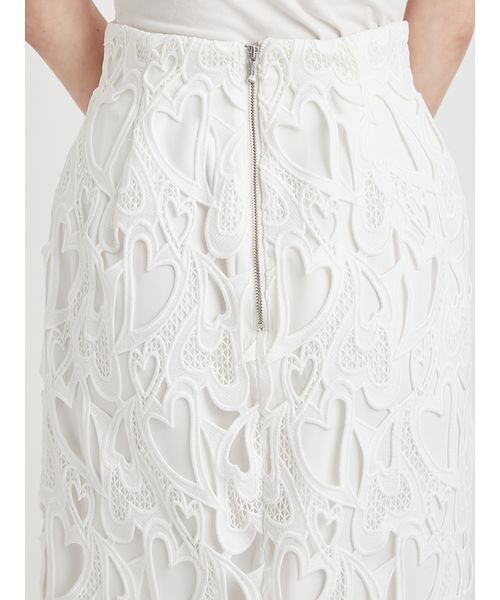 CELFORD(セルフォード)の「【WEB限定サイス】ハートレースタイトスカート(スカート・レディース・ブラック/オフホワイト/レッド/ピンク・34/36/38)」の11枚目の写真