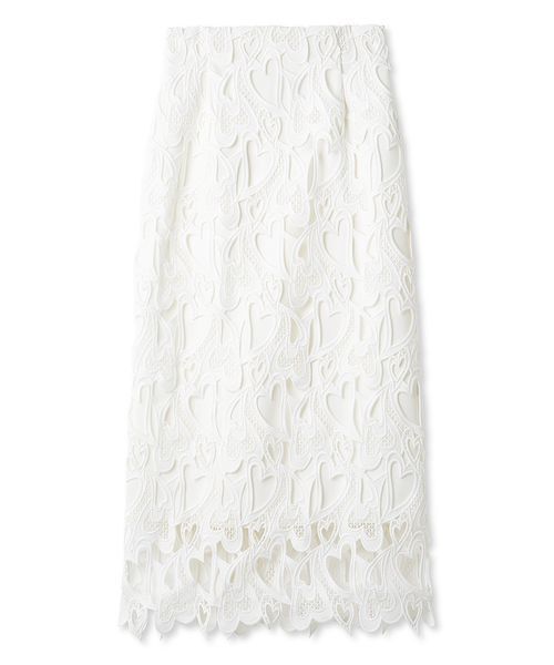 CELFORD(セルフォード)の「【WEB限定サイス】ハートレースタイトスカート(スカート・レディース・ブラック/オフホワイト/レッド/ピンク・34/36/38)」の12枚目の写真