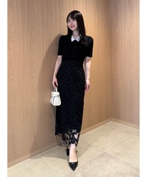 CELFORD（セルフォード）の「【WEB限定サイス】ハートレースタイトスカート（スカート）」