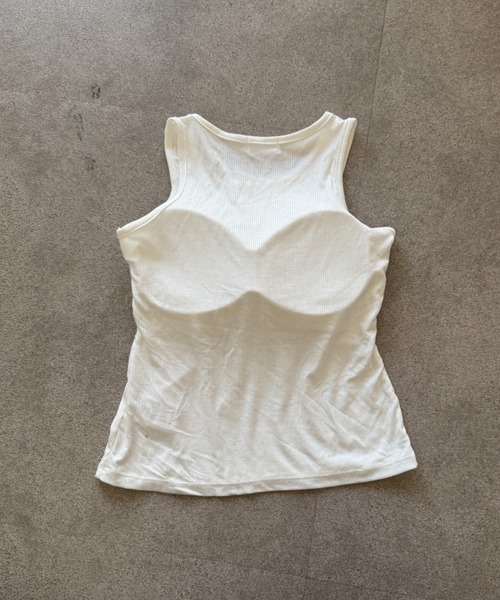 lilful（リルフル）の「【26年春夏新作】【カップ付き】ピンクラインストーンレタリングロゴタンクトップ（タンクトップ・レディース・ブラック/ホワイト/ピンク・F）」の19枚目の写真