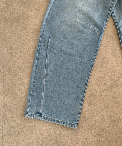 link lot(リンクロット)の「【バックゴム】ボーイフレンドリベットデニムカーブパンツ(デニムパンツ・レディース・サックスブルー/ブルー/インディゴブルー・F)」の16枚目の写真
