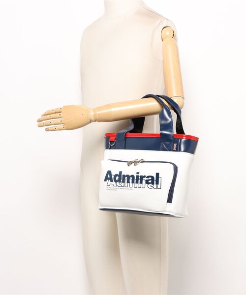 Admiral Golf（アドミラル　ゴルフ）の「ラウンドバッグ ﾍﾞｰｼｯｸｽﾎﾟｰﾂ（トートバッグ・メンズ・ブラック/トリコロール/グリーン・フリー）」の9枚目の写真