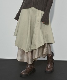 ENVYM | レイヤードフレアミディアムスカート(スカート)